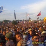 Sea of people during Kasabian